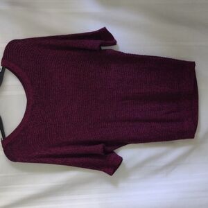 Express woman's burgundy light weight sweater S/P